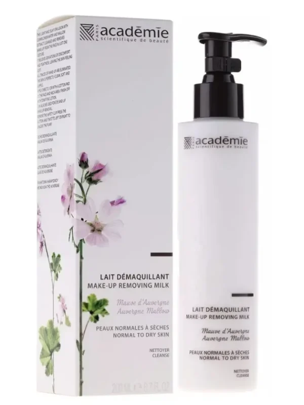 Молочко для демакіяжу Овернськая мальва Academie Make-up Removing Milk