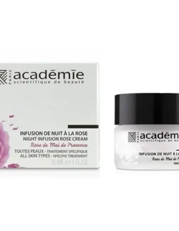 Нічний крем Трояндова інфузія Academie Night Infusion Rose Cream