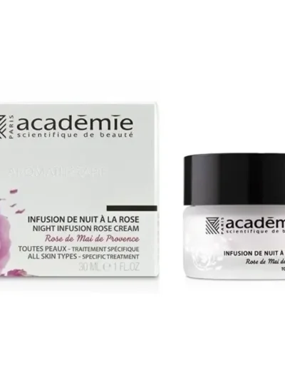 Нічний крем Трояндова інфузія Academie Night Infusion Rose Cream