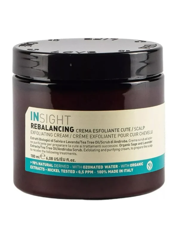 Крем-скраб для шкіри голови Insight Rebalancing Scalp Exfoliating Cream 180 мл