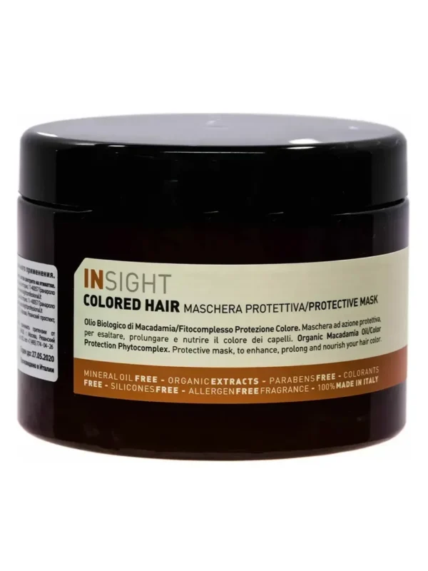 Маска для захисту кольору фарбованого волосся Insight Colored Hair Protective Mask 500 мл