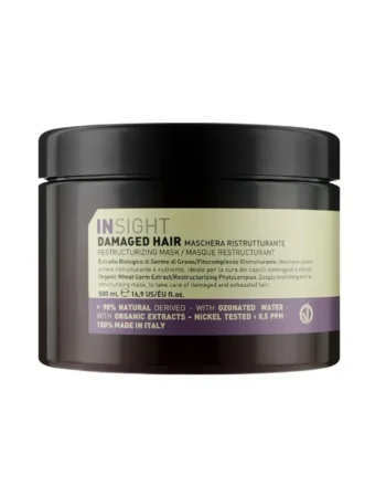 Mascarilla reparadora para cabellos dañados Insight Mascarilla reestructurante para cabellos dañados 500 ml