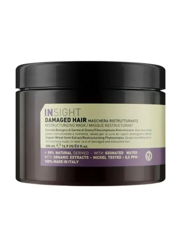 Маска відновлююча для пошкодженого волосся Insight Damaged Hair Restructurizing Mask 500 мл