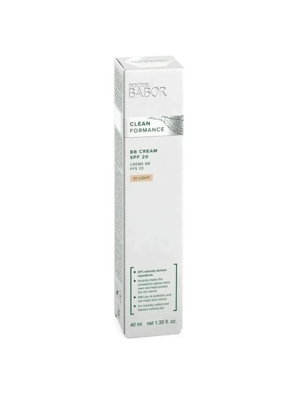 Матуючий BB крем Cream light 01 SPF20 40 ml