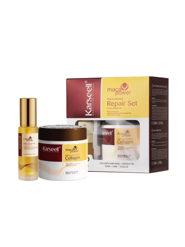 Набір для сухого та пошкодженого волосся Karseell Maca Power Essence Repair Set