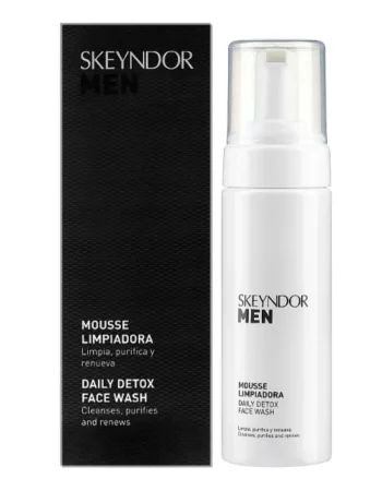 Очищувальний мус для вмивання потрійної дії Skeyndor Men Daily Detox Face Wash