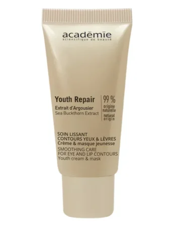 Омолоджувальна крем-маска для шкіри навколо очей і губ Academie Youth Repair Smoothing Care Eye & Lip Youth Cream & Mask 40 мл