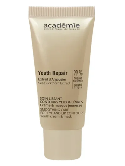 Омолоджувальна крем-маска для шкіри навколо очей і губ Academie Youth Repair Smoothing Care Eye & Lip Youth Cream & Mask 40 мл