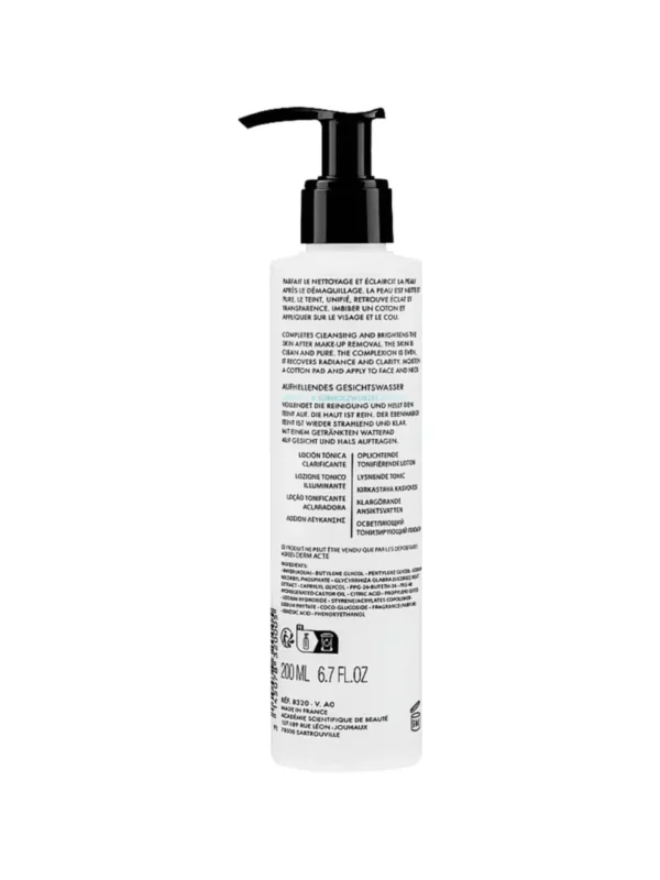 Освітлювальний тонік Academie White Derm Acte Brightening Toner 200 мл