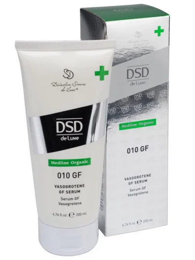 Сироватка з факторами росту для відновлення сухого та ламкого волосся DSD de Luxe 010 Medline Organic Vasogrotene Gf Serum 200 мл
