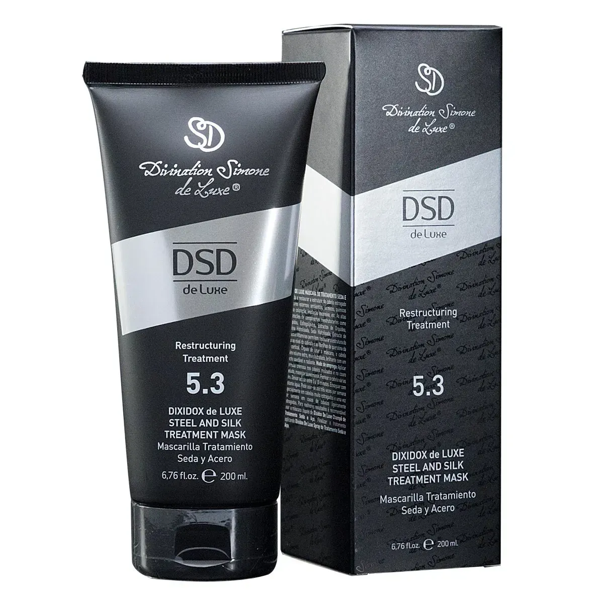 Відновлююча маска для волосся DSD De Luxe 5.3 Steel and Silk Treatment Mask 200 Відновлююча маска для волосся DSD De Luxe 5.3 Steel and Silk Treatment Mask