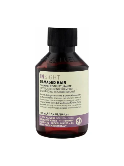 Відновлюючий шампунь для пошкодженого волосся Insight Damaged Hair Resctructurizing Shampoo 100 мл