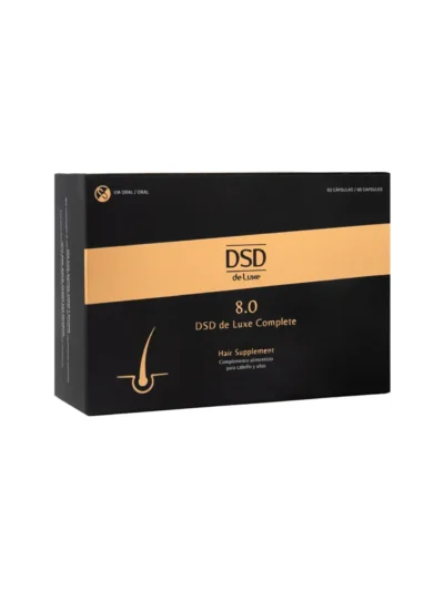Complejo vitamínico y mineral para mejorar el crecimiento del cabello y restaurar su estructura DSD de Luxe 8.0 Cápsulas Completas 60 cápsulas