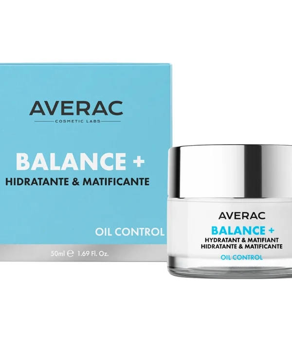 Денний зволожуючий та матуючий крем для жирної шкіри Averac Focus Balance +