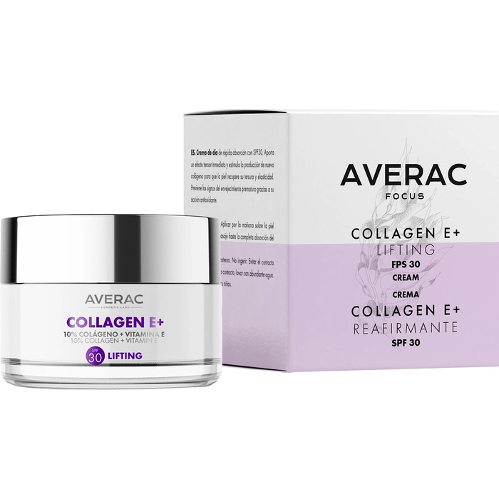 Крем з колагеном та вітаміном Е для обличчя Averac Focus Collagen E+ SPF 30 50 мл Крем з колагеном та вітаміном Е для обличчя Averac Focus Collagen E+ SPF 30 50 мл