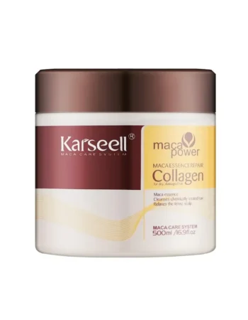 Mascarilla para cabello seco y dañado con colágeno Karseell Maca Power Maca Essence Repair Collagen Hair Mask 500 ml