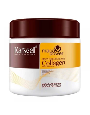 Mascarilla para cabello seco y dañado con colágeno Karseell Maca Power Maca Essence Repair Collagen Hair Mask 500 ml