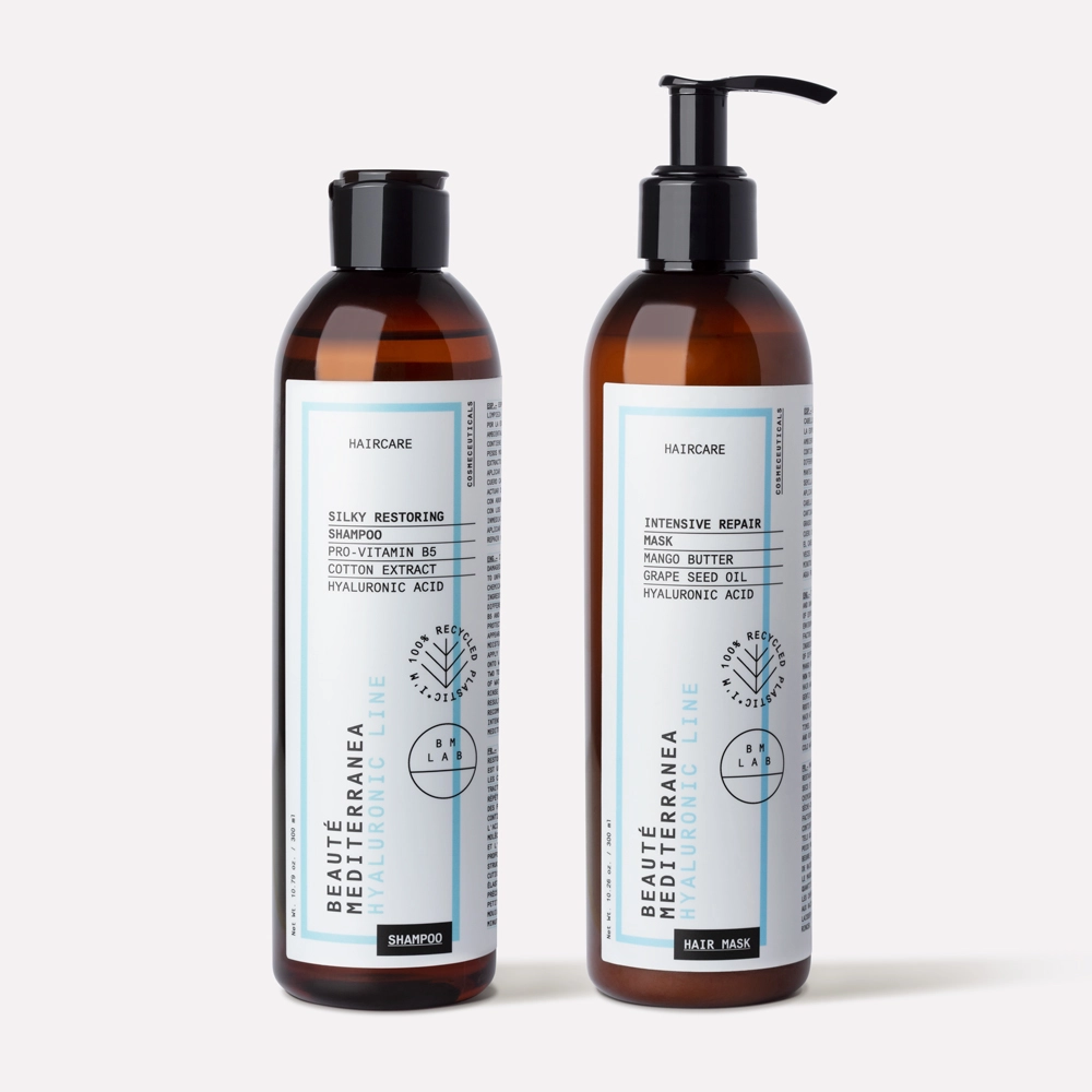 PACK_Hyaluronic_line_1000x1000px Відновлюючий шампунь для волосся BEAUTÉ MEDITERRANEA SILKY RESTORING SHAMPOO HYALURONIC LINE