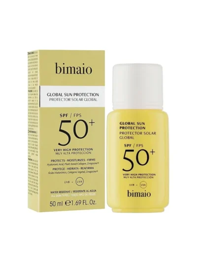 Bimaio Global color protección solar SPF 50+ 50ml con efecto tonificante