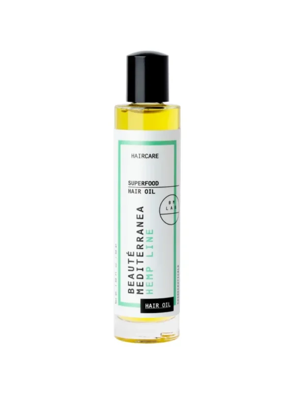 Суха олійка для догляду за волоссям BEAUTÉ MEDITERRANEA SUPERFOOD HAIR OIL HEMP LINE 50 мл