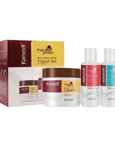 Відновлювальний набір для подорожей Karseell Maca Power Essence Repair Travel Set