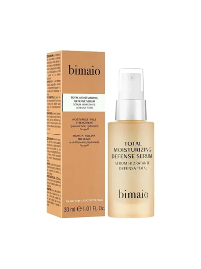 Suero hidratante de defensa total para el rostro que previene el envejecimiento