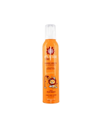 Дитяча крем-пінка для купання 3 в 1 з ароматом персика та абрикоса O'LYSEE Whipped Shower Foam Peach & Apricot 250 мл