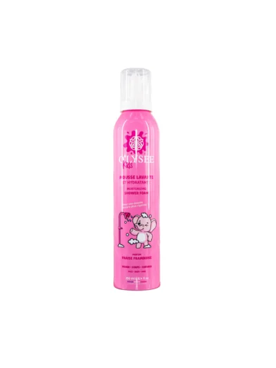Дитяча крем-пінка для купання 3 в 1 з ароматом полуниці та малини O'LYSEE Whipped Shower Foam Strawberry & Raspberry 250 мл