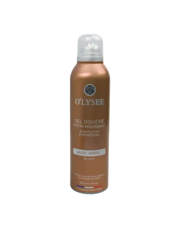 Гель-піна для душу для чоловіків з мускусним ароматом O’LYSEE Musc Ambré extra foaming shower gel 200 мл