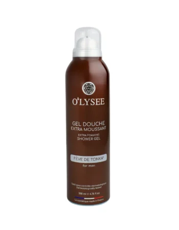 Гель-піна для душу для чоловіків з пряним ароматом O’LYSEE Fève de Tonka extra foaming shower gel 200 мл