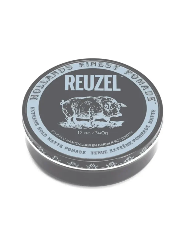 Матова помада для укладання волосся суперсильної фіксації Reuzel Extreme Hold Matte Pomade 340 гр