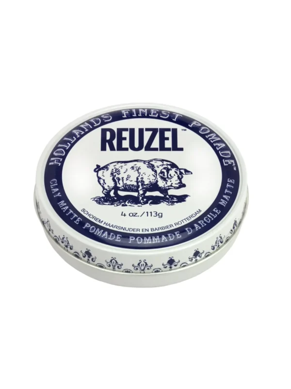 Матуюча глина для укладки волосся сильної фіксації Reuzel Clay Matte Pomade Strong Hold 113 гр