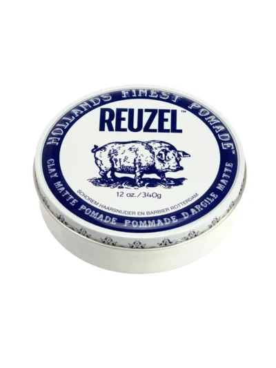 Матуюча глина для укладки волосся сильної фіксації Reuzel Clay Matte Pomade Strong Hold 340 гр