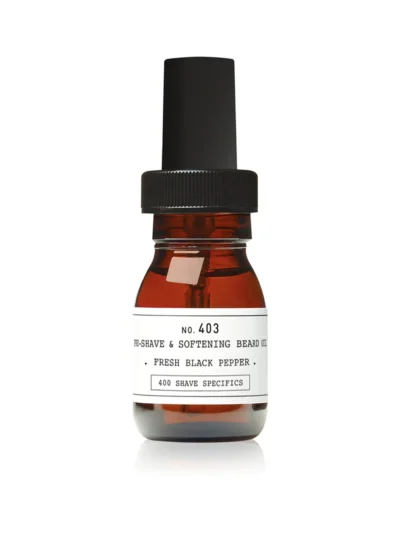 NO. 403 PRE-SHAVE&SOFT. BEARD OIL FRESH BLACK PEPPER 30ML