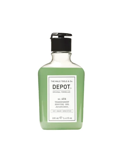 NO. 406 TRANSPARENT SHAVING GEL brushless 100ML