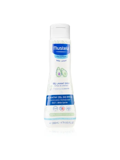 Очищаючий гель для новороджених Mustela Gentle Cleansing Gel 200 мл