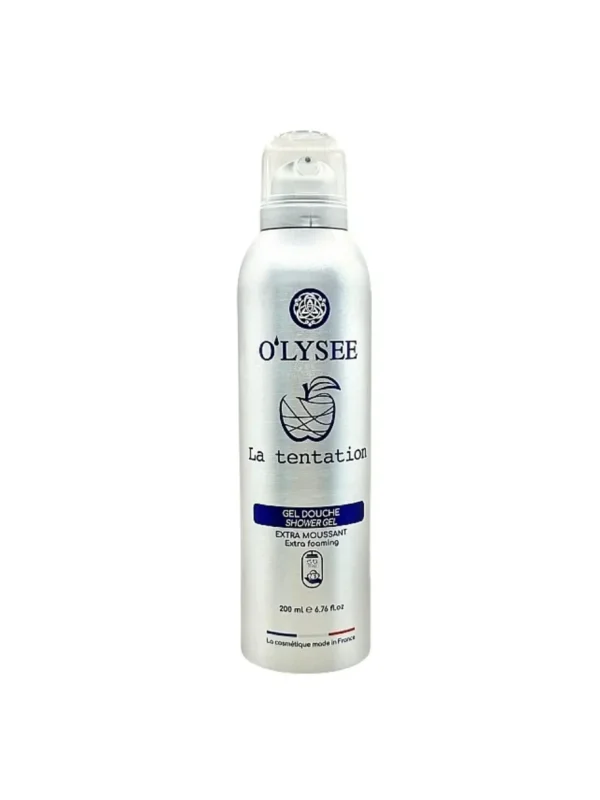 Очищуюча гель-піна для душу O'LYSEE Extra Foaming Shower Gel La Tentation 200 мл