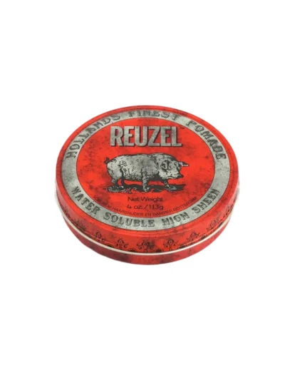 Помада для укладання волосся середньої фіксації Reuzel Water Soluble Red High Sheen Pomade 113 гр