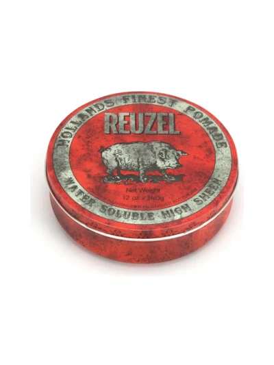 Помада для укладання волосся середньої фіксації Reuzel Water Soluble Red High Sheen Pomade 340 гр