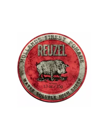 Помада для укладання волосся середньої фіксації Reuzel Water Soluble Red High Sheen Pomade 35 гр