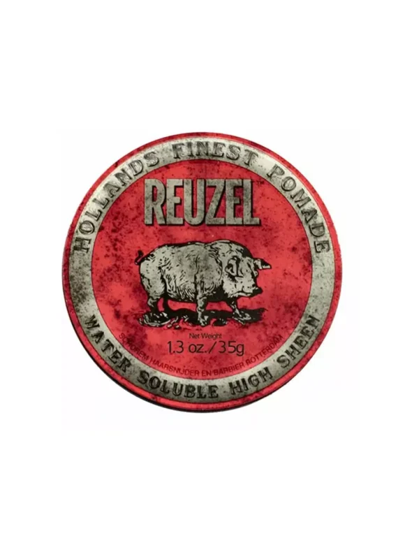 Помада для укладання волосся середньої фіксації Reuzel Water Soluble Red High Sheen Pomade 35 гр