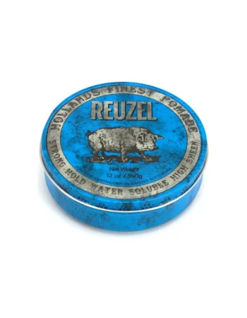 Помада для укладання волосся сильної фіксації Reuzel Blue Strong Hold Water Soluble High Sheen Pomade 340 гр