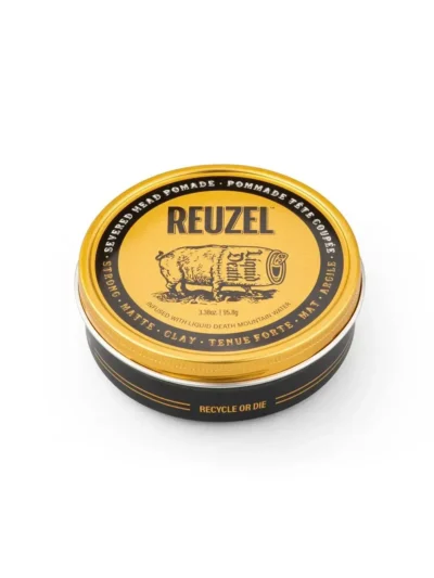 Помада для укладання волосся сильної фіксації Reuzel X Liquid Death Severed Head Pomade 95 гр