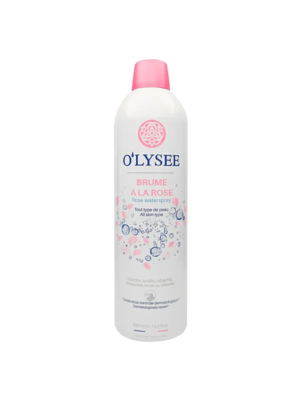 Зволожуючий спрей-міст для чутливої шкіри з ароматом троянди O'LYSEE Rose Waterspray 400 мл