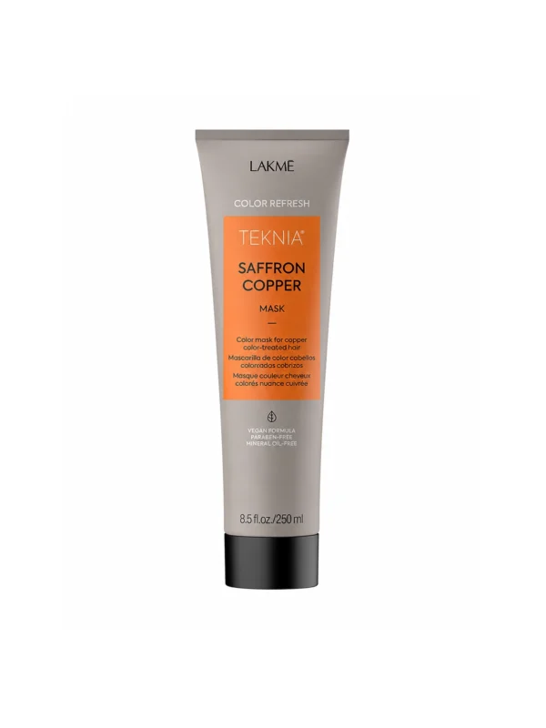 Маска відтінкова відтінок Saffron Copper для оновлення кольору волосся 250 мл TKN Refresh Saffron Copper Mask