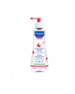 Рідина для очищення чутливої шкіри Mustela Bebe No Rinse Soothing Cleansing Water 300ML - Зображення 2