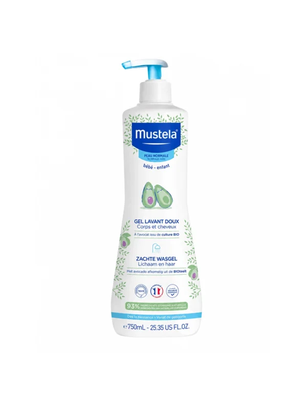 Гель для миття тіла та волосся Mustela Gel Lavant 400 мл