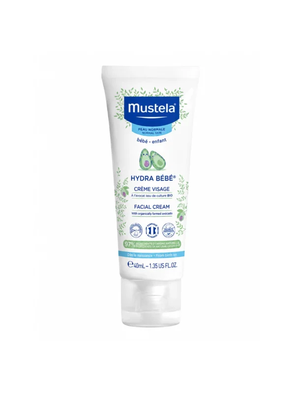 Зволожуючий крем для обличчя Mustela Hydra Bebe Visage 40 мл