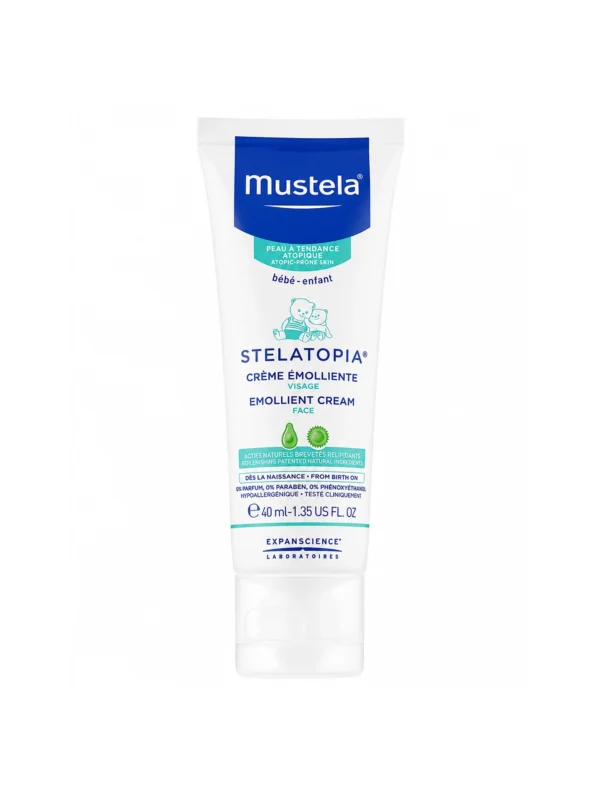 Пом’якшуючий крем для обличчя Mustela Emollient Facial Cream 40 мл